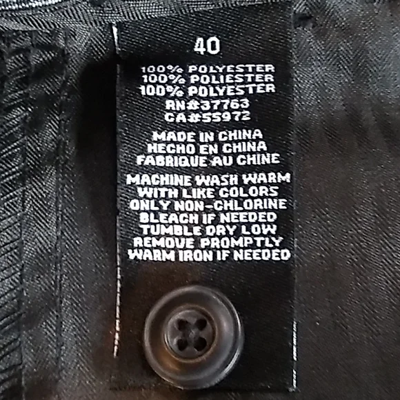 PGA Tour Black/Gray Plaid Shorts. Size 40 NWOT - Picture 5 of 5